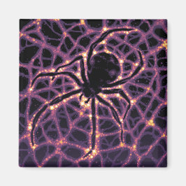 Spider Cosmic Web, Halloween Galaxie der Horror Magnet