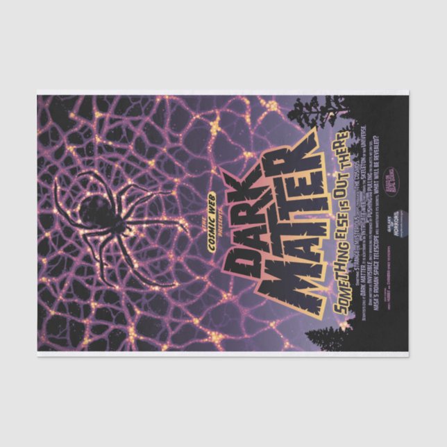 Spider Cosmic Web, Halloween Galaxie der Horror Seidenpapier (Vorderseite)