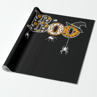 Spider Gift Halloween | Boo Spider Geschenkpapier