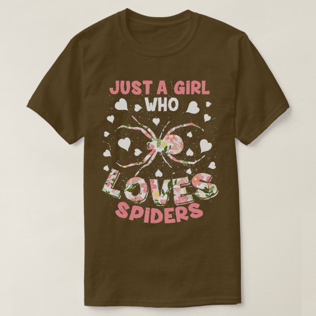 Spider Gift Terrarium Children Ladys Spider Web T-Shirt (Design vorne)