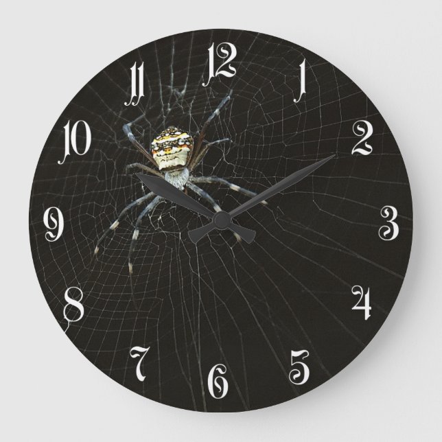 Spider Große Wanduhr (Vorderseite)