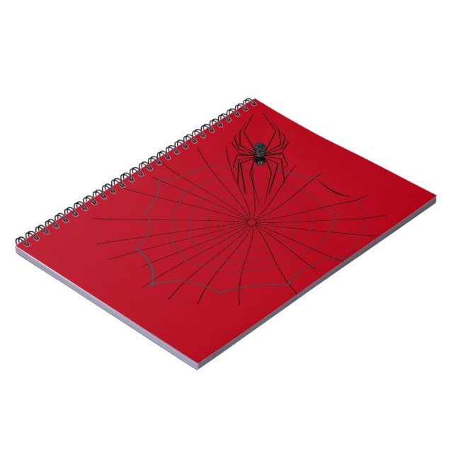 Spider Halloween-Notebook Notizblock (Linke Seite)