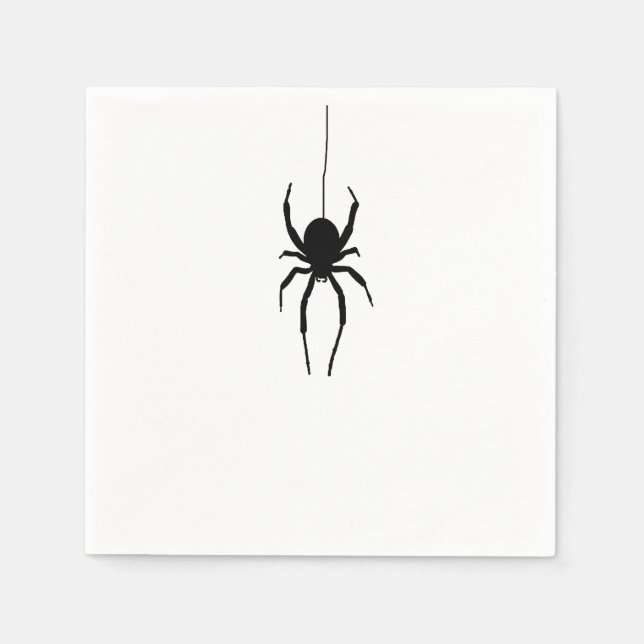 Spider Halloween-Party Paper Napkins Serviette (Vorderseite)