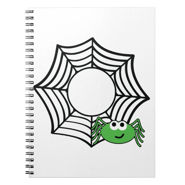 Spider halloween t shirts halloween notizblock (Vorderseite)