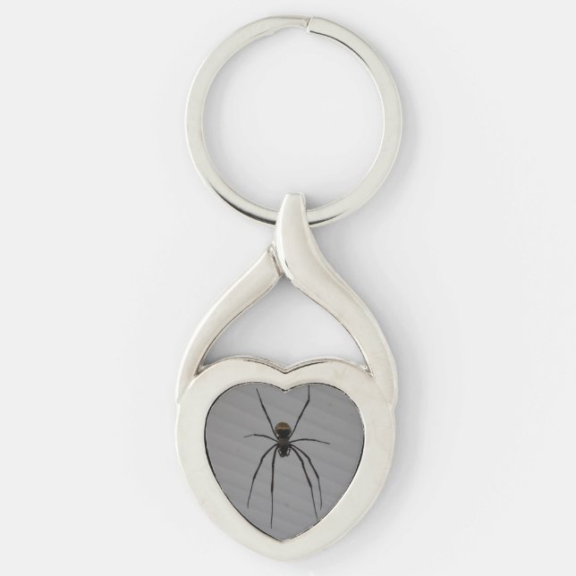 Spider Heart Keychain Schlüsselanhänger (Vorderseite)