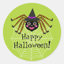 Spider Hexe Happy Halloween