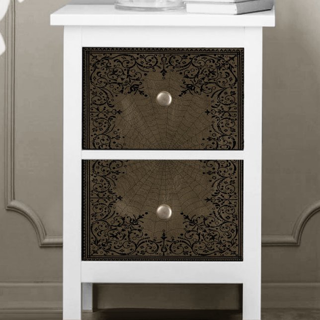 Spider Hexe | Süede Fantasy Spiderweb Geblüht Seidenpapier (Von Creator hochgeladen)