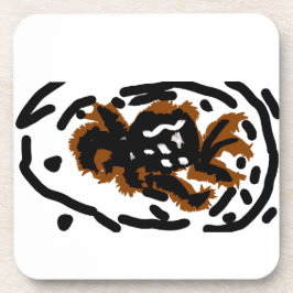 Spider Latte Liebe Getränkeuntersetzer