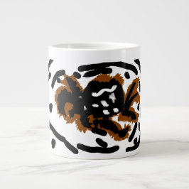 Spider Latte Liebe Jumbo-Tasse