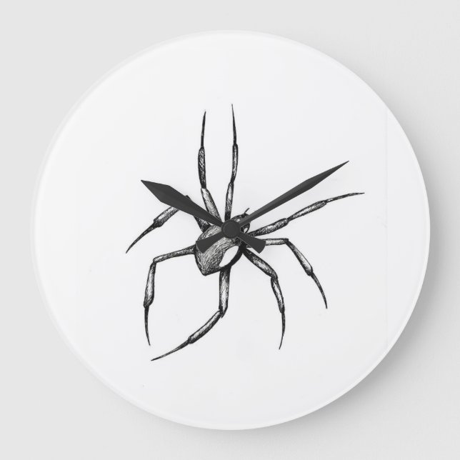 Spider Leg Clock Große Wanduhr (Vorderseite)