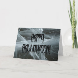 Spider Leg Halloween und Eerie Background Card Karte