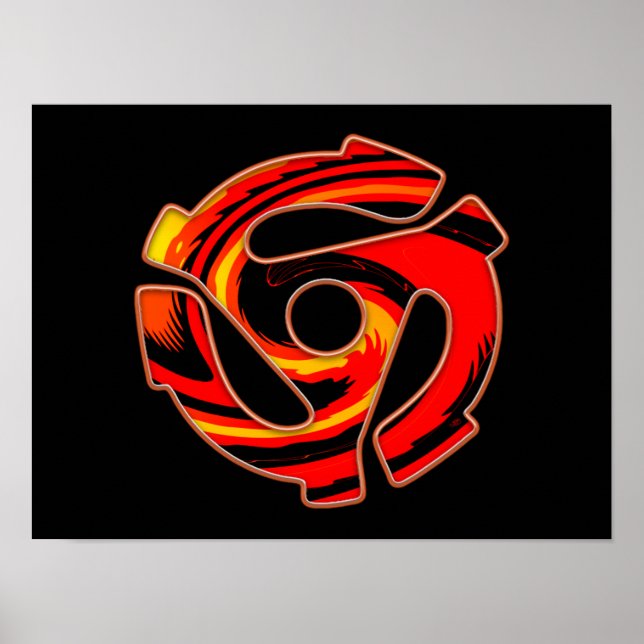 Spider mit 45 U/min Poster (Vorne)