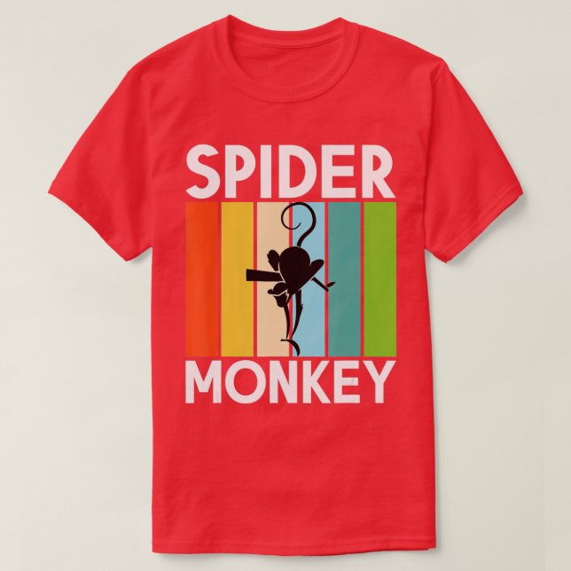 Spider Monkey Lover T-Shirt (Design vorne)