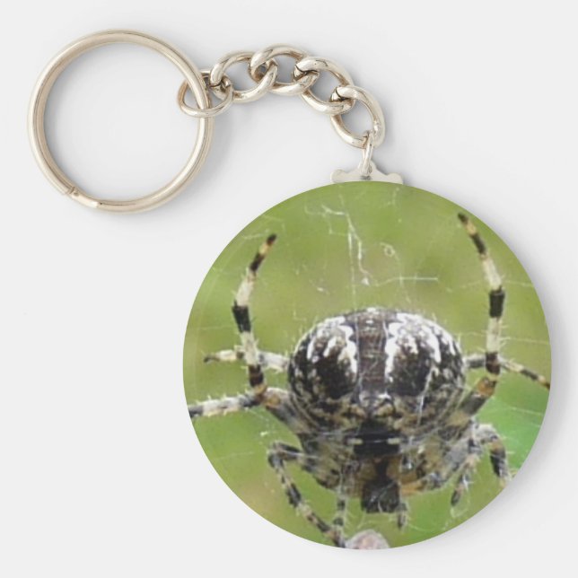 Spider on Work Keyring Schlüsselanhänger (Vorne)