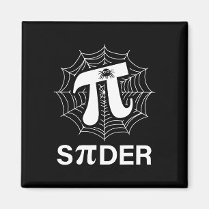 Spider Pi Spider Science Math Lehrer Funny Spider Magnet