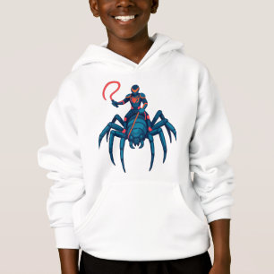 Spider Rider Hoodie - Neon Action Cartoon