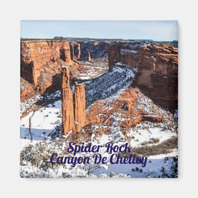 Spider Rock Canyon De Chelley Arizona Magnet (Devant)