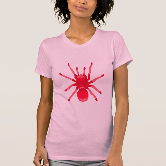 Spider (rot) T-Shirt (Vorderseite)