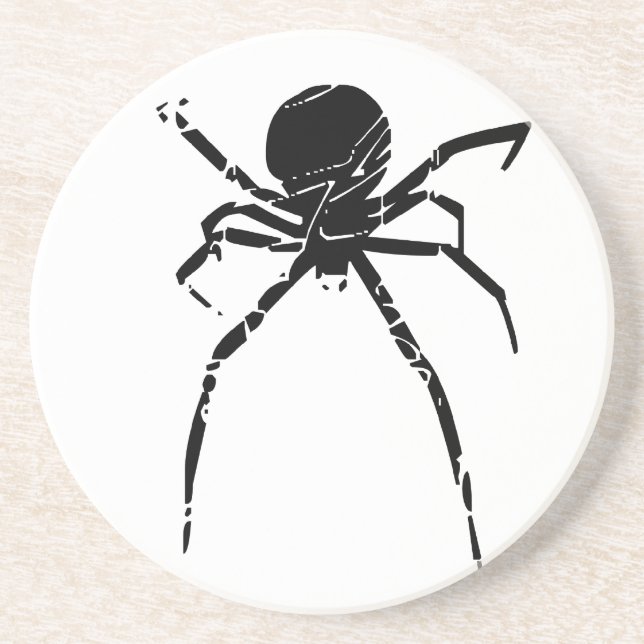 Spider Sandstein Untersetzer (Vorne)