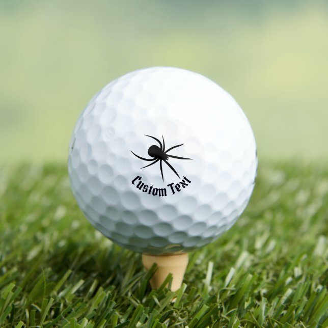 Spider Silhouette Golf Balls Golfball (Insitu T-Shirt)