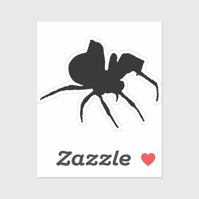 Spider Spooky Halloween Aufkleber (Blatt)