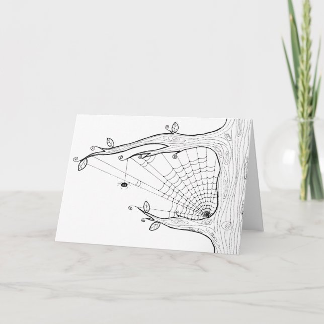 Spider Tree Card Karte (Vorderseite)