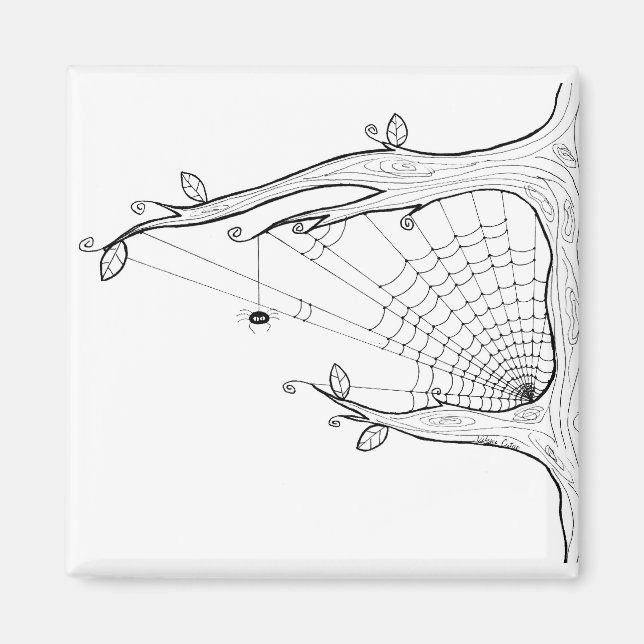 Spider Tree Magnet (Vorne)