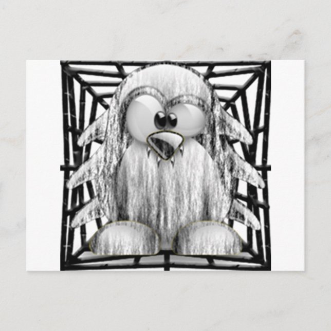 Spider Tux Postkarte (Vorderseite)