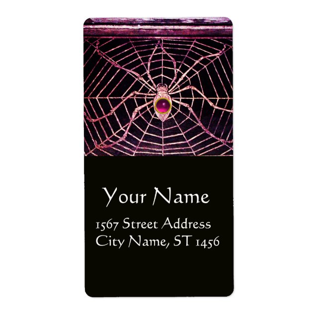 SPIDER UND WEB Pink Fuchsia Amethyst Black (Vorne)
