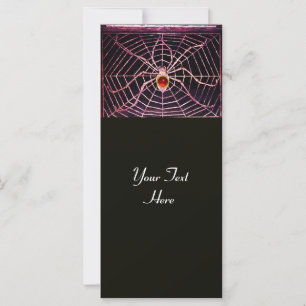 SPIDER UND WEB Red Ruby Black