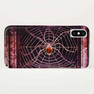 SPIDER UND WEB Red Ruby Black Case-Mate iPhone Hülle