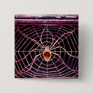 SPIDER UND WEITERE ROTE RUBY Black Button