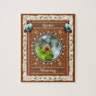 Spider - Weaving Jigsaw Puzzle w/Geschenkboxen