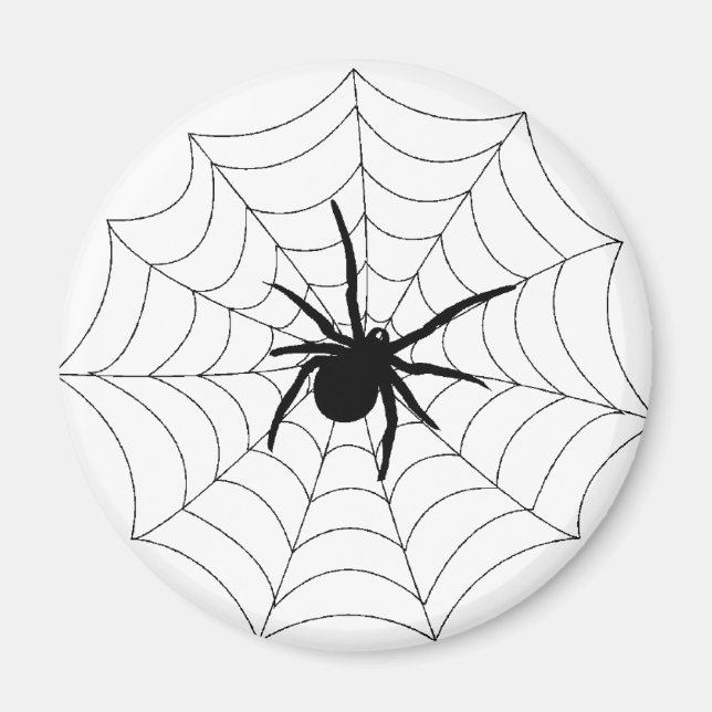 Spider Web Design Magnet (Vorne)