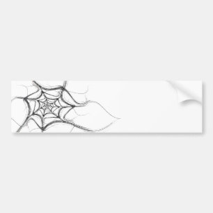 Spider Web Fraktal Background Autoaufkleber