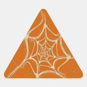 Spider Web Fraktal BackgroundTriangle Sticker