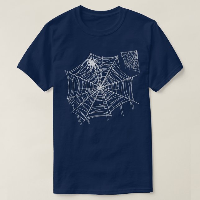 Spider Web Halloween-Spinnenspinne T-Shirt (Design vorne)