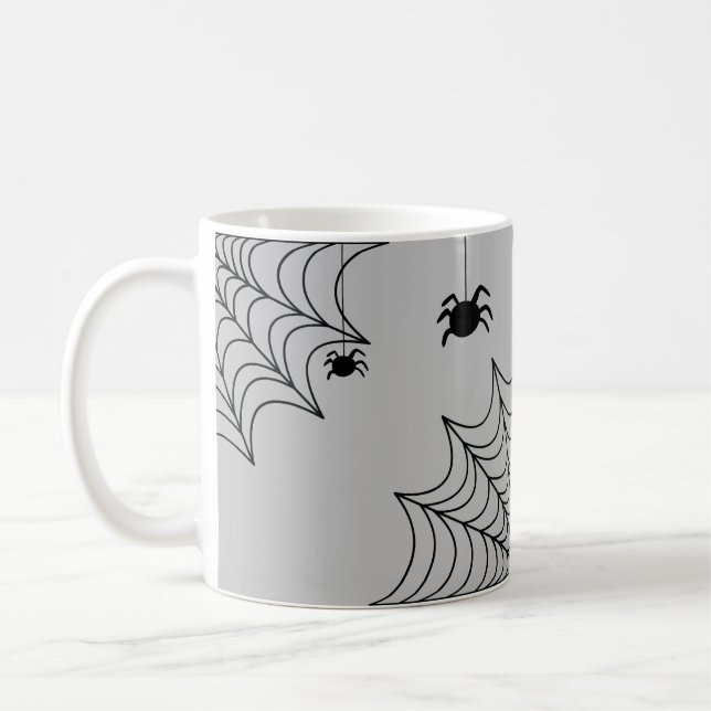 Spider Web Halloween-Tasse Kaffeetasse (Links)