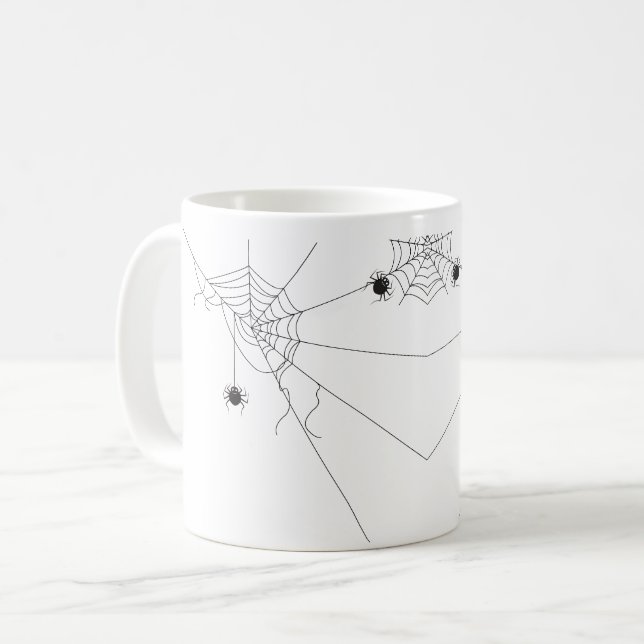 spider web net kaffeetasse (Vorderseite Links)