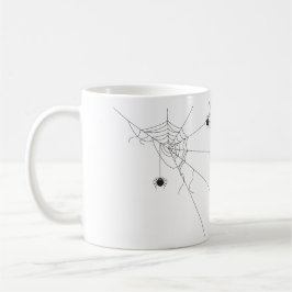 spider web net kaffeetasse