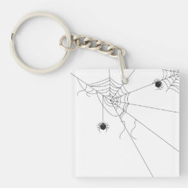 spider web net schlüsselanhänger