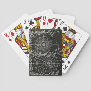 Spider Web Playing Karten. Poker Black Jack Animal Spielkarten