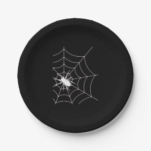 Spider Web Pregnancy Ankündigung Halloween Pappteller
