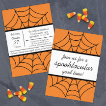 Spider Web Spooktacular Party