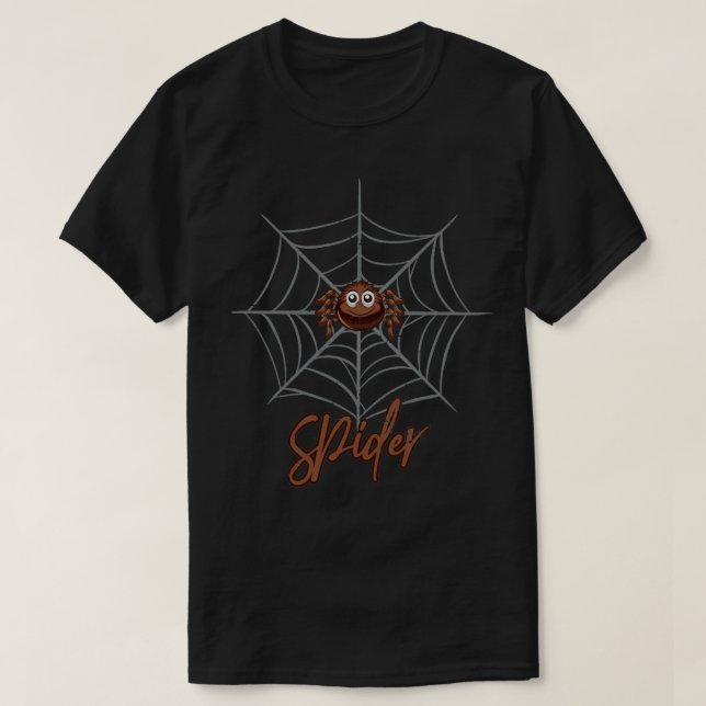 Spider Web Süße Tier Spider T-Shirt (Design vorne)