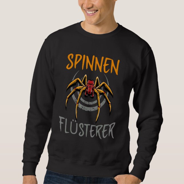 Spider Web Tarantula Terraristics Zubehör Sweatshirt (Vorderseite)