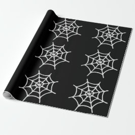 Spider Web Wrapping Paper Geschenkpapier