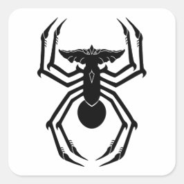 SpiderGremlin Quadratischer Aufkleber