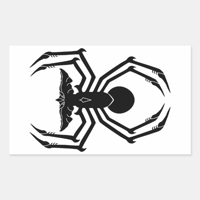 SpiderGremlin Rechteckiger Aufkleber (Vorderseite)