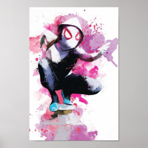 SpiderGwen Spritzer Art Poster